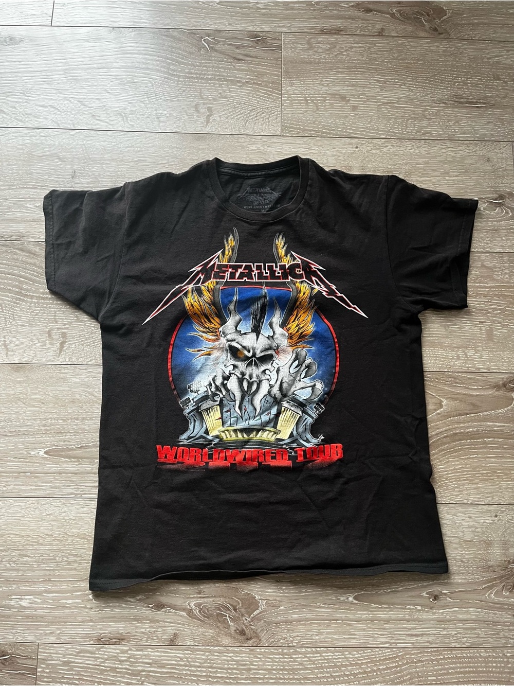 Metallica Worldwired Tour Graphic Tee - Black